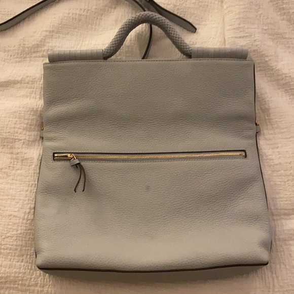 Beautiful Tory Burch Blue Leather Crossbody Purse - Picture 3 of 7